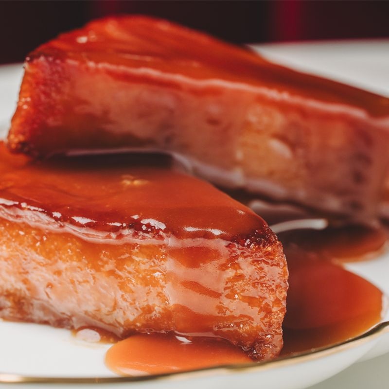 Exquisitely plated dish at Maison Dali - showcasing experienced 3 Star Michelin Chef Tristin Farmer